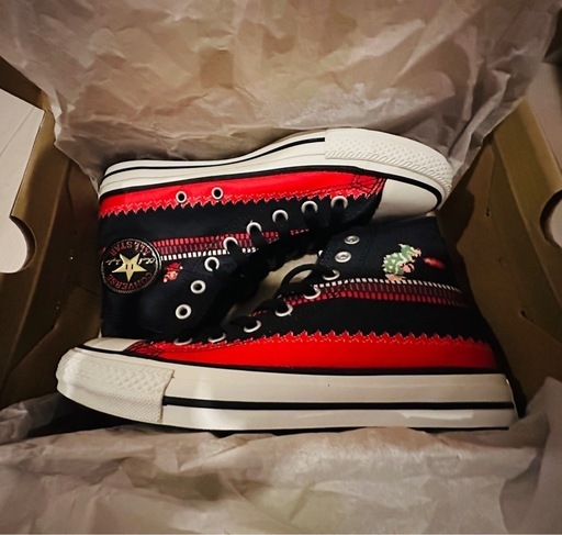 新品【マリオ×コンバース】限定 完売 ALL STAR SUPER MARIO BROS.SC HI