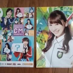 ＨＫＴ48vs欅坂４６のクリアファイルの画像