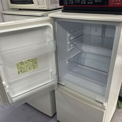 シャープ 2ドア冷蔵庫 137L 2019年製 SHARP SJ-D14E-W 100Lクラス