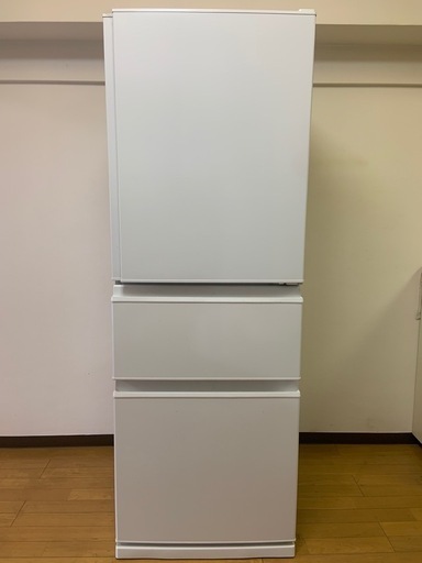 【配送可能】3ドア冷蔵庫 三菱 MR-C33J-W 330L