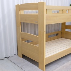 KH-21【新入荷　リサイクル品】GRANZ 2段ベッド　ナチュラルの画像