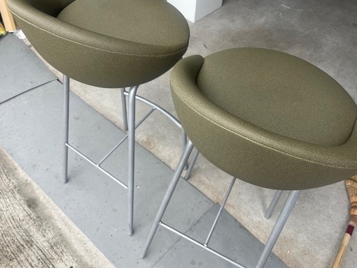 ハイチェア　カウンターチェア　ペアセット