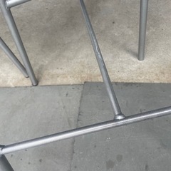 ハイチェア　カウンターチェア　ペアセットの画像