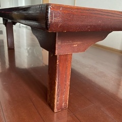木製品　座卓　折りたたみ　アンティークの画像