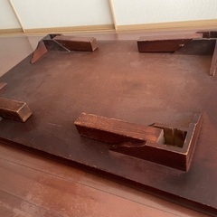 木製品　座卓　折りたたみ　アンティークの画像