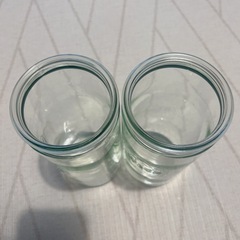 花瓶などに。WECK ウェック STRAIGHT ストレート 1000ml×２個セットの画像