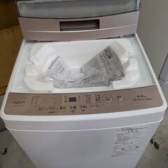 ｱｸｱ 全自動洗濯機4.5kg 2024の画像