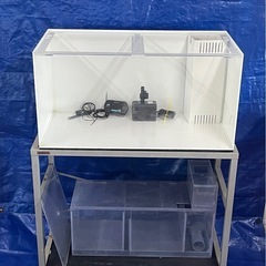 オーバーフローアクリル水槽　水槽台　FUKUROW PHモニター　Rio2500  の画像