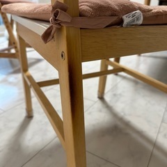 2人用ダイニングセット、ナチュラルの画像