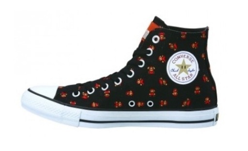 新品【マリオ×コンバース】限定　完売　ALL STAR SUPER MARIO BROS.SC HI 第1弾！26.0センチ　マリオ
