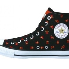新品【マリオ×コンバース】限定　完売　ALL STAR SUPER MARIO BROS.SC HI 第1弾！26.0センチ　マリオの画像