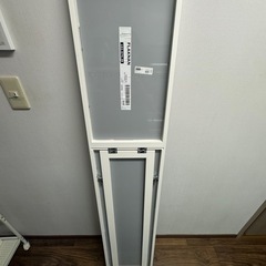 イケア IKEA FLAKNAN フラークナン スタンドミラー 幅30×高さ150cm 全身鏡 姿見 壁掛け ホワイト 白 受け渡し可能期間:8/21-25の画像