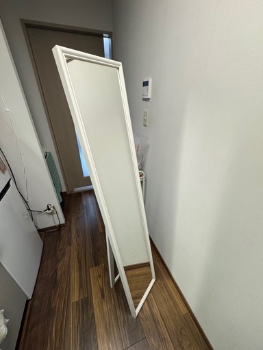イケア IKEA FLAKNAN フラークナン スタンドミラー 幅30×高さ