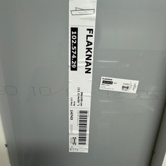 イケア IKEA FLAKNAN フラークナン スタンドミラー 幅30×高さ150cm 全身鏡 姿見 壁掛け ホワイト 白 受け渡し可能期間:8/21-25の画像