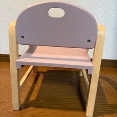 子供用椅子、キッズ　チェア、２脚、木製の画像