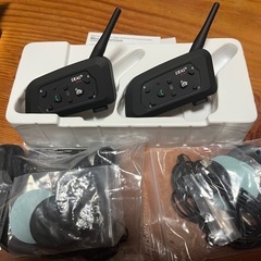 未使用EJEAS V6 pro バイク インカム 2台セット 充電Cタイプ 　の画像