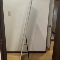 全身ミラー144x35軽量・自立・壁掛けの画像