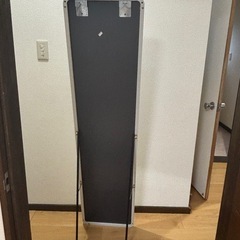 全身ミラー144x35軽量・自立・壁掛けの画像