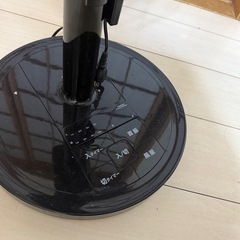 2017年製　扇風機　ブラックの画像