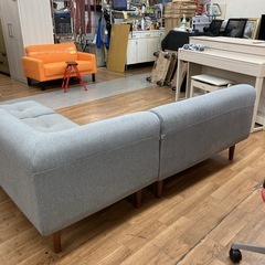 ジモティー限定価格！S223 ⭐ 日本製 ダイニングソファ4点セット コーナーソファセット 幅190cm 奥行193cm USEDの画像