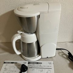 NOAR SKT54 コーヒーメーカー　破損部分ありの画像