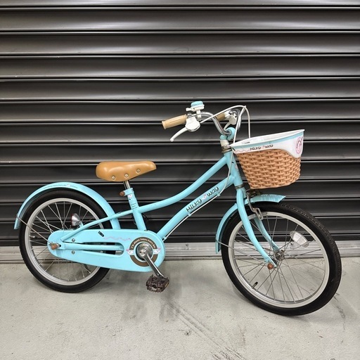 18インチ　自転車　水色