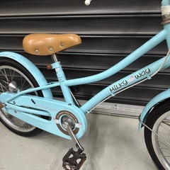 18インチ　自転車　水色の画像