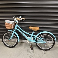 18インチ　自転車　水色の画像