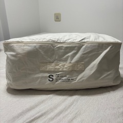 【先約済】無印良品 防ダニ　羽毛掛ふとん・一層式／Ｓの画像
