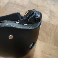 【美品・努力・Мサイズ】子供用の自転車ヘルメット（黒）の画像