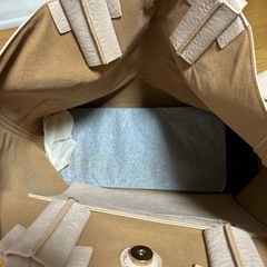 D.KELLY トートバッグ ポーチ 2点セット ベージュの画像