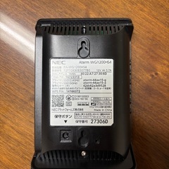 NEC PA-WG1200HS4 無線LANルータ Atermの画像