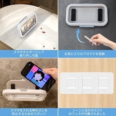 【新品未使用】お風呂 スマホ 防水ケース 壁掛けスマホ防水スタンドケースの画像