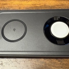 【ほぼ未使用品・美品】Anker MagGo Wireless Charging Station （3-in-1 Pad）黒の画像