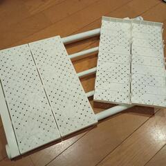 つっぱり棚 突っ張り棚 収納 白　美品の画像