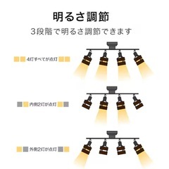 ニトリ　シーリングライト Nウッドリングの画像