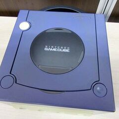 中古 動作品 ニンテンドー ゲームキューブ 本体 DOL-001 バイオレット コントローラー×2 メモリーカード 任天堂 GC 苫小牧西店の画像