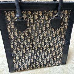 激レア 美品 ヴィンテージ Dior ディオール トートバッグ トロッター 紺の画像