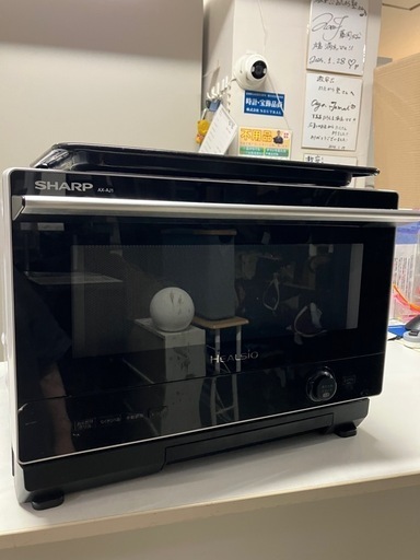 ⭐︎値下げ⭐︎O 2508-306 SHARP ウォーターオーブン AX-AJ1-W 2023年製 通電確認済み キズ 汚れあり