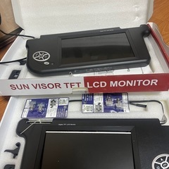 ヘッドレスト、バイザーモニターセットの画像