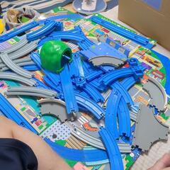 プラレール　ダイソー列車セットの画像