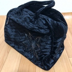 新品　ベルベット調　バッグ　カバン の画像