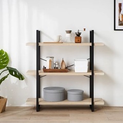 【美品】　LOWYA 3段　シェルフ　棚の画像