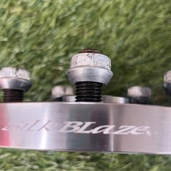 シルクブレイズ　5穴PCD100 スペーサー17mm ワイトレ　プリウス に！の画像
