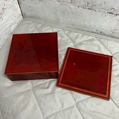 春慶塗り 菓子器 菓子皿 菓子ようじ 木製 漆器 茶道具 和風 伝統工芸 アンティーク レトロ 茶道 和菓子器 茶会 日本製 A0151の画像