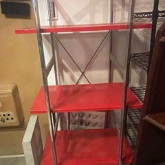 ミッドセンチュリー　スチールラックの画像