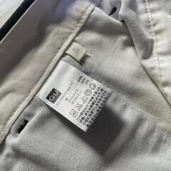 【美品】GU グレー メンズスラックス ウエスト85の画像