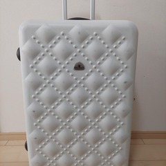 26インチ、67ｘ43ｘ28㎝　白いスーツケースの画像