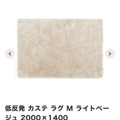 Francfranc カステラグ ライトベージュ  の画像