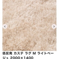 Francfranc カステラグ ライトベージュ  の画像